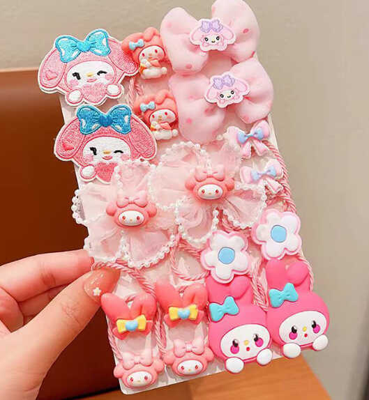 Резинки для волосся C 71051 (500) герой, 12 штук, в пакеті