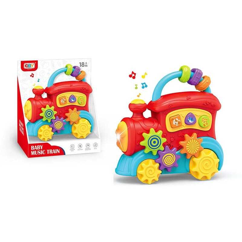 Потяг O 8300 (72/2) звук, підсвічування, пальчикові ігри, шестерні, в коробці