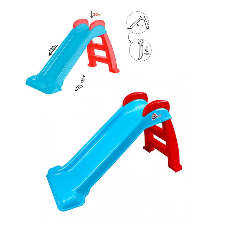 гр Гірка для катання 120 см. 8065 (1) колір синій "Technok Toys"