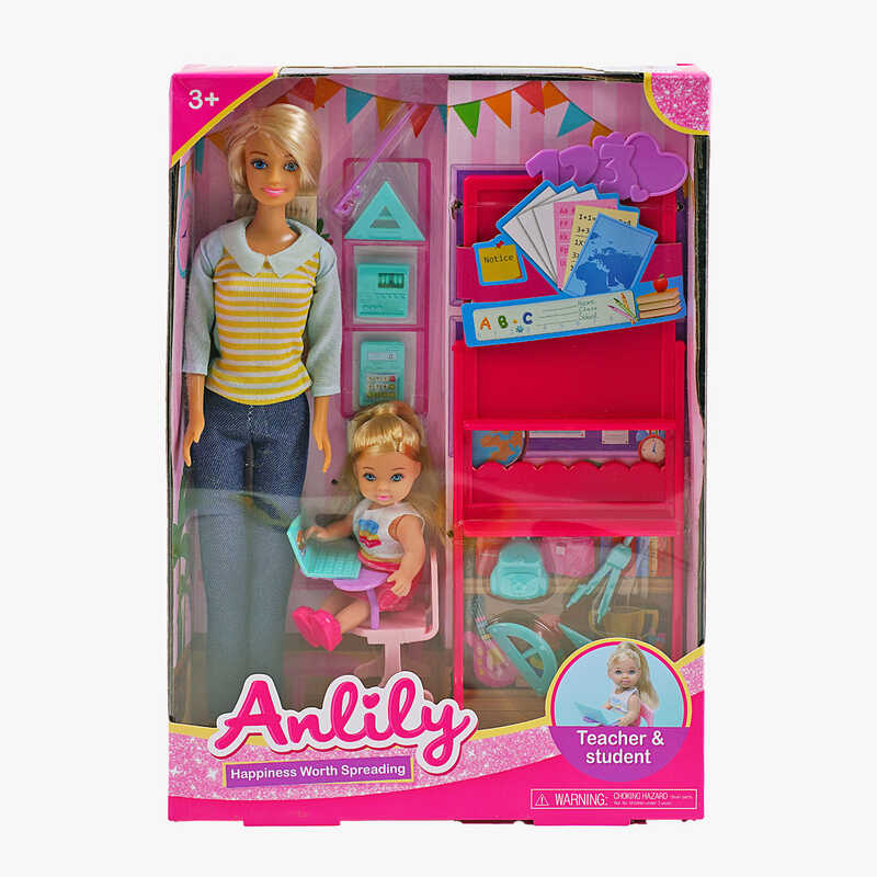 Лялька 99246 (36/2) "Вчитель", дитина, меблі, аксесуари, в коробці