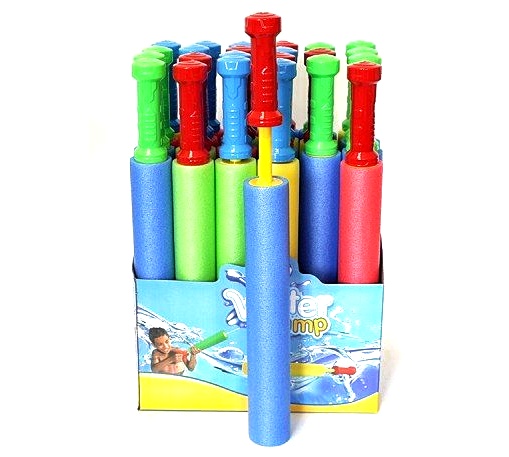 Водяний насос 838-41 , 44 см , ЦІНА ЗА 24 ШТУКИ В БЛОЦІ , 4 кольори , коробка