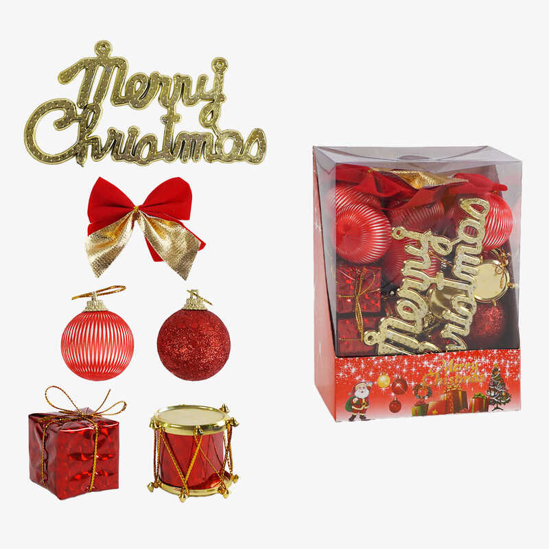 Новорічні прикраси C 67469 (120) 35 штук, D=4 см, в коробці