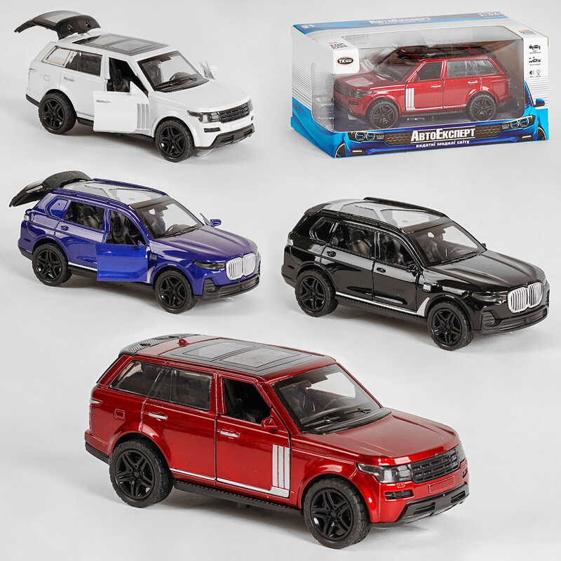 Машинка MG - 60712 (120/2) "Авто Експерт", 4 види, 1:36, світло, звук, інерція, в коробці ВИДАЄТЬСЯ МІКС ВИДІВ