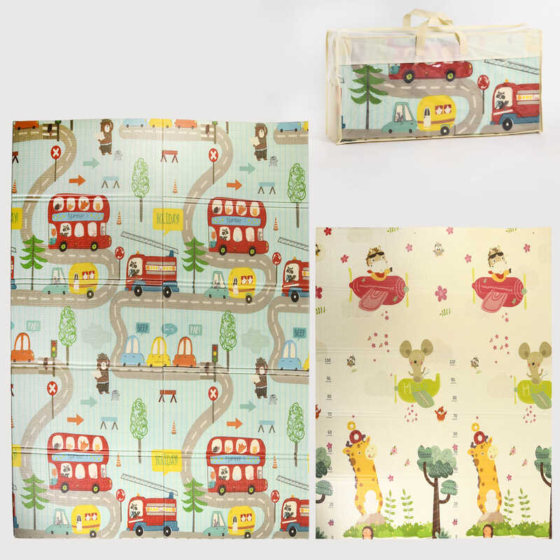 Килимок ігровий (ТЕРМО) 2-х сторонній EVA В-50015 (20) 180х150х0.8см, в сумці