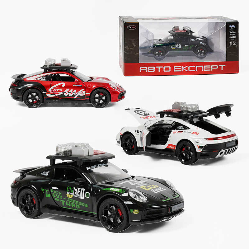 Машинка TX 30693 (48/2) "Авто Експерт", 3 види, металопластик, масштаб 1:22, світло, звук, інерція, відчиняються двері, багажник та капот, в коробці, ВИДАЄТЬСЯ МІКС