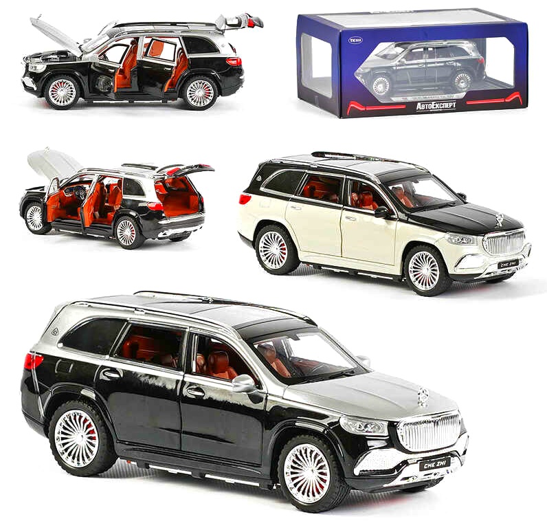 Машина металопластик GT - 0311 ,  Авто Експерт Преміум", 2 кольори, 1:24, звук, світло, інерція, відчиняються двері, багажник, капот, у коробці,