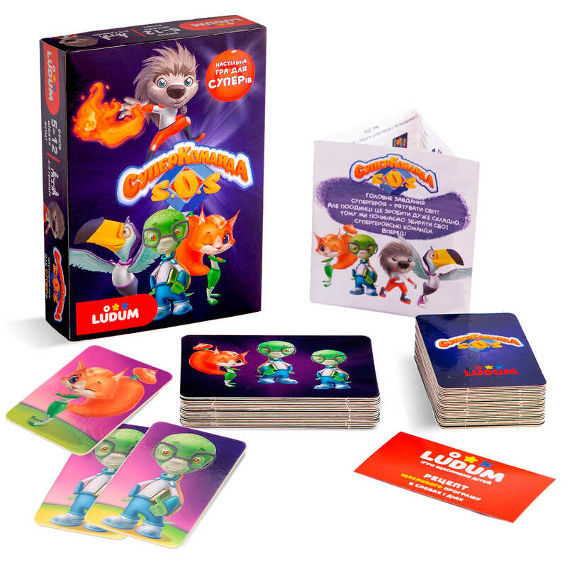 гр Гра настільна "Суперкоманда" LS3046-52 (16) "Ludum"