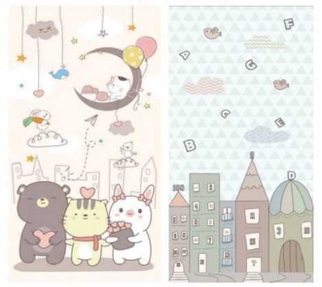 Килимок ігровий (ТЕРМО) 2-х сторонній EVA B-57402 (20) 180х150х0.8см, в сумці