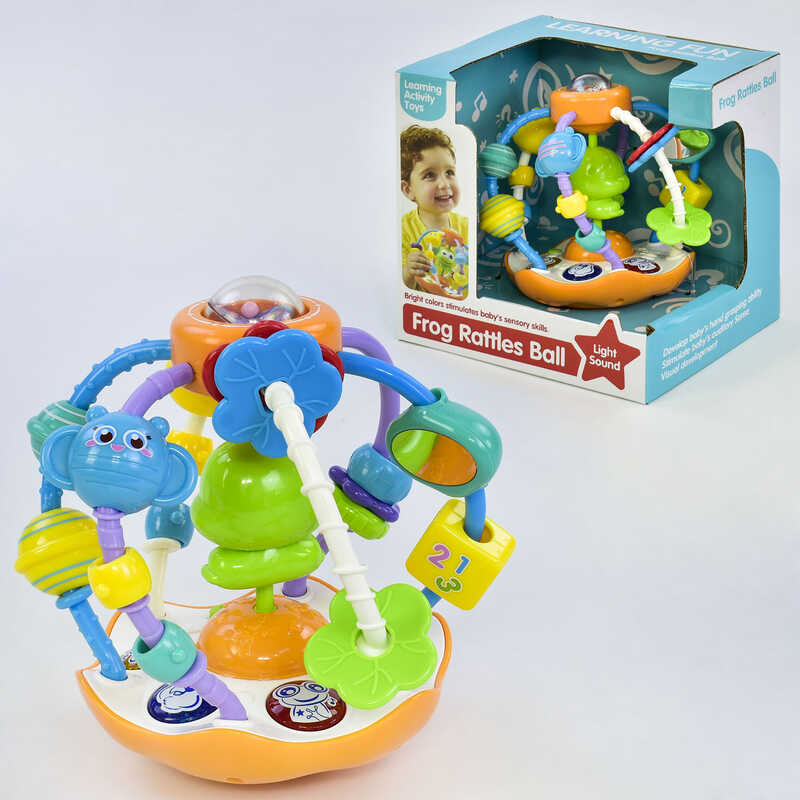 Брязкальце музичне 35751 (24/2) "Жабеня" 2 види