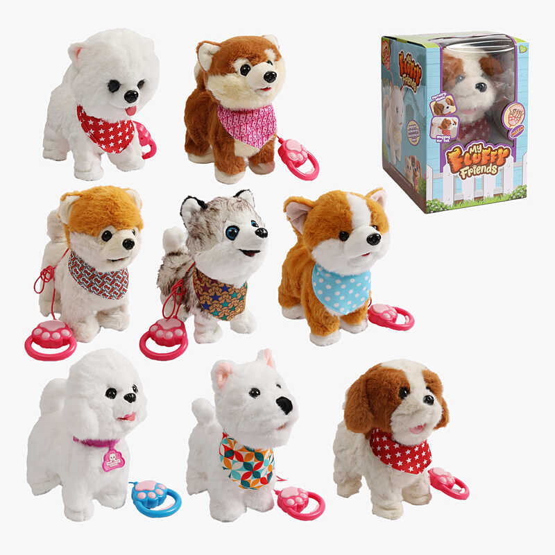 Улюбленець F 43666 (48) "Собачка", на повідці, звук, ходить, облизує, музика, запис та відтворення голосу, сенсорний датчик, в коробці, ВИДАЄТЬСЯ ТІЛЬКИ МІКС ВИДІВ