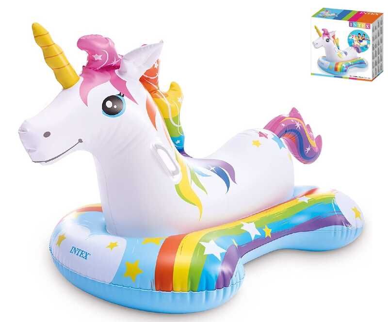 Intex Плотик "Єдиноріг" 57552 NP (6) від 3-х років, розмір 163х86 см