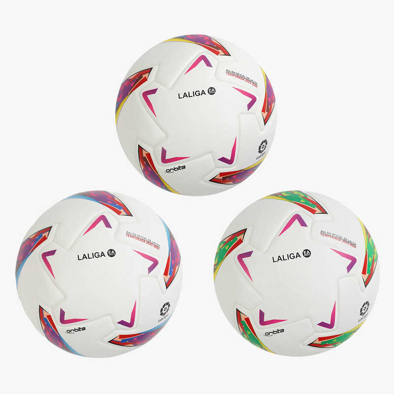 М`яч футбольний M 50362 (30) 3 види, вага 420 грамів, матеріал PU, балон гумовий, клеєний, (поставляється накачаним на 80), ВИДАЄТЬСЯ ТІЛЬКИ МІКС ВИДІВ