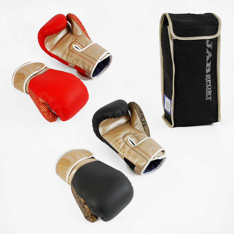 гр Рукавички бокс 10 унцій шкір. зам. (1) "ТМ JAB"