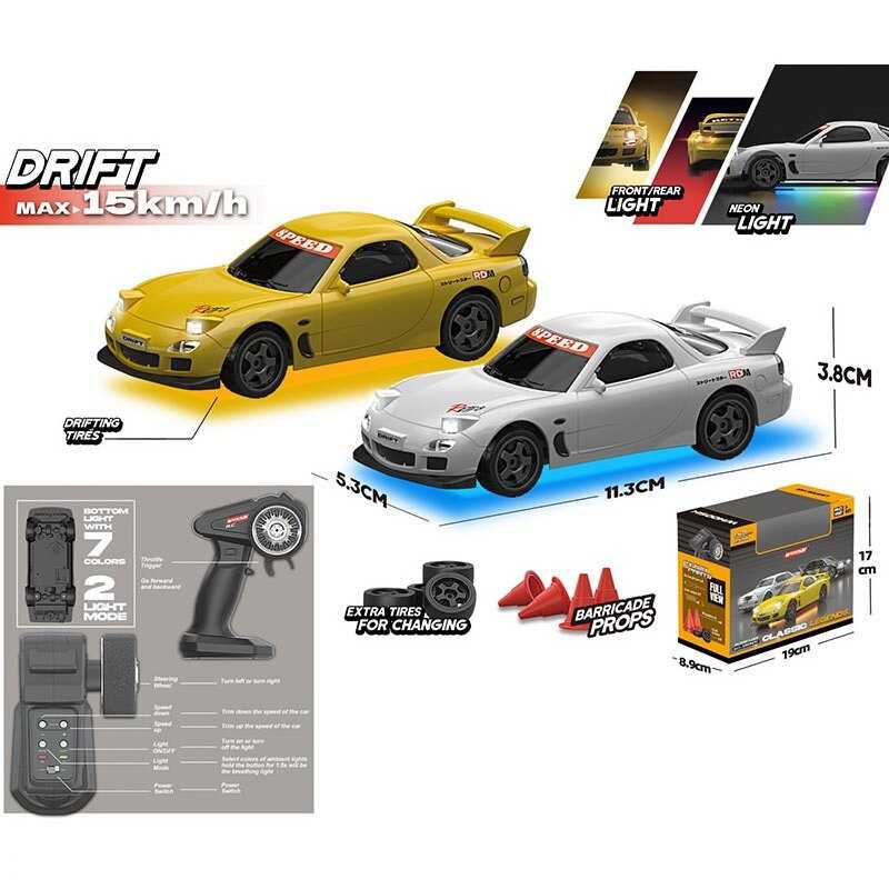 Машина на радіокеруванні K 1 (36) 2 кольори, в коробці