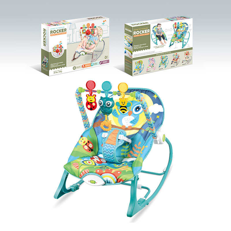 Шезлонг 68144-1 (8) мелодії, 3 підвіски, заспокійлива вібрація, в коробці