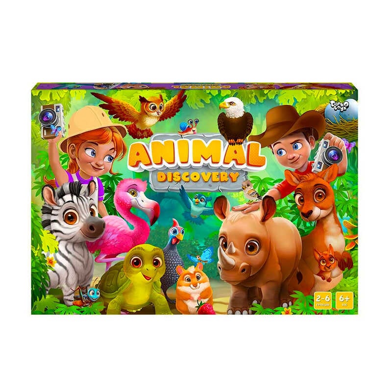гр Настільна гра "Animal Discovery" G-AD-01-01U УКР. (10) "Danko Toys"