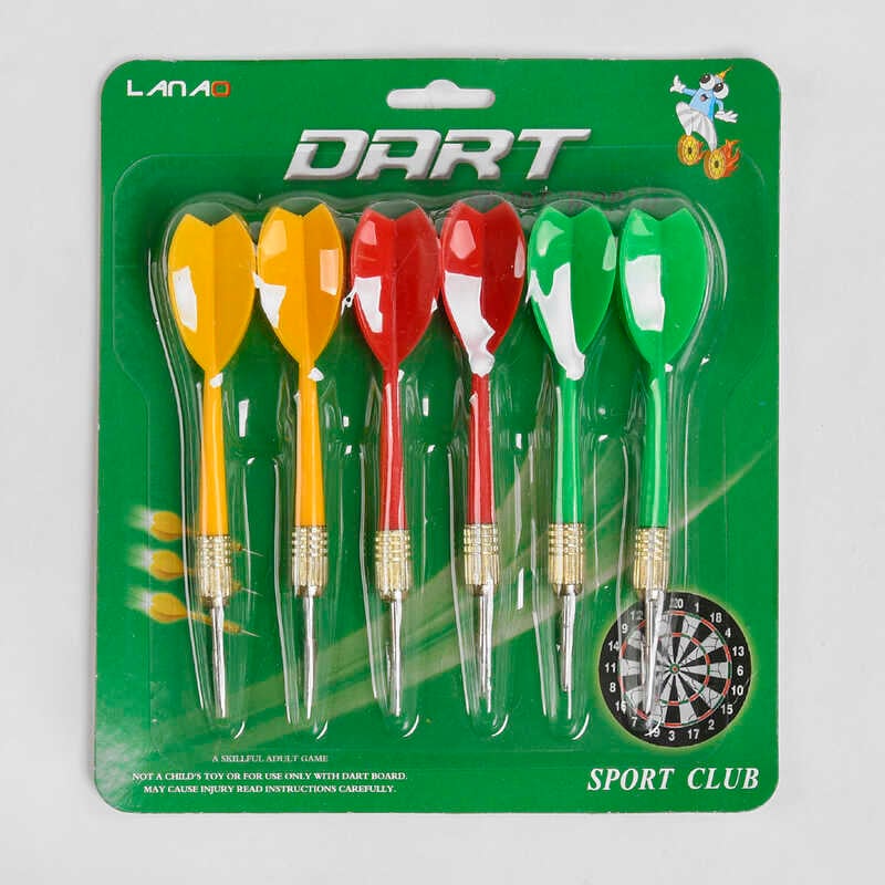 Дротики для дартса C 47848 (240) 6штук на листі