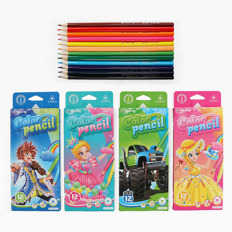 Олівці C 72683 (240) 4 види, 12 штук, в коробці, ВИДАЄТЬСЯ ТІЛЬКИ МІКС ВИДІВ