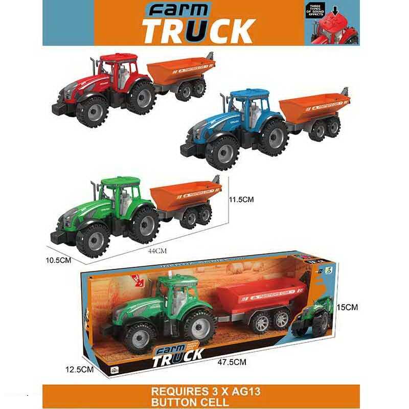 Трактор 0488-303 C (36/2) 3 види, в коробці ВИДАЄТЬСЯ МІКС ВИДІВ