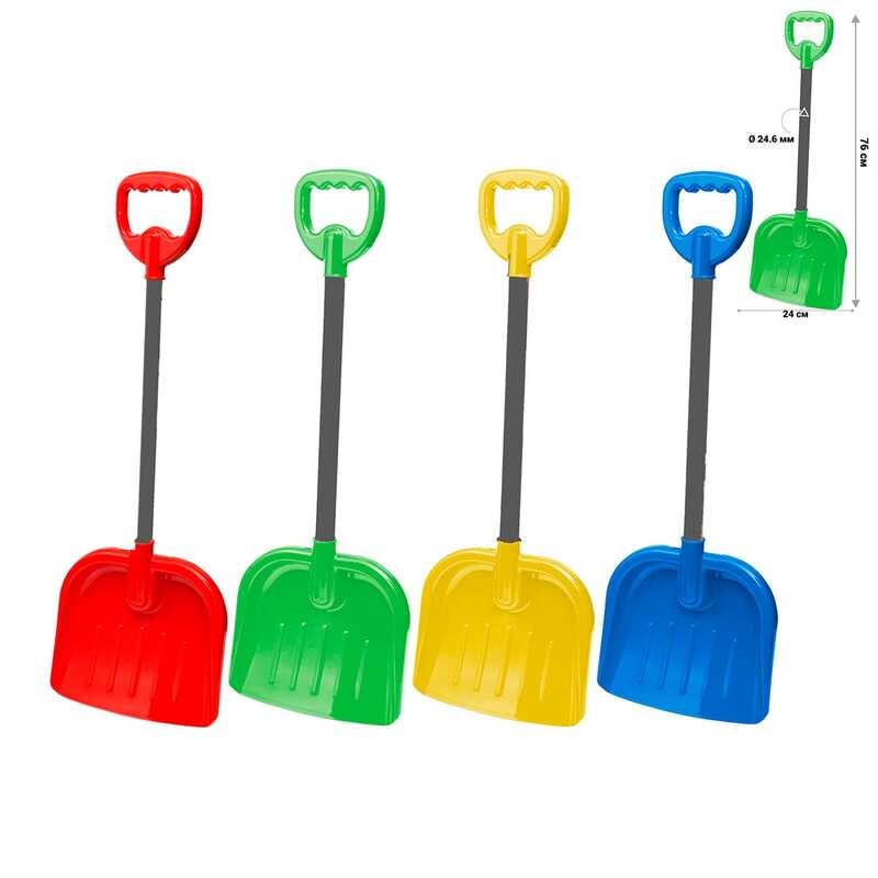 гр Лопата №4 з довгою дерев’яною ручкою 0156 (18) "Bamsic", 79 см, ВИДАЄТЬСЯ МІКС ВИДІВ