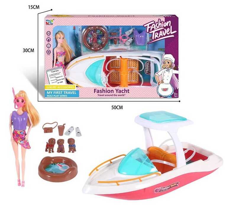 Лялька з катером K 031 (16) в коробці