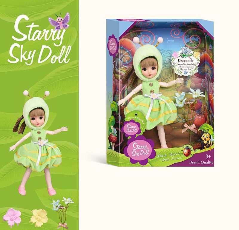 Лялька SK 047 D (64/2) "Бабка", висота 32 см, квіти, в коробці