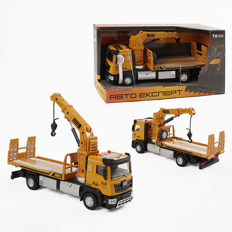 Спецтехніка TK-61255 (36) "Авто Експерт", металопластик, 1:40, звук, світло, інерція, рухомі елементи, в коробці