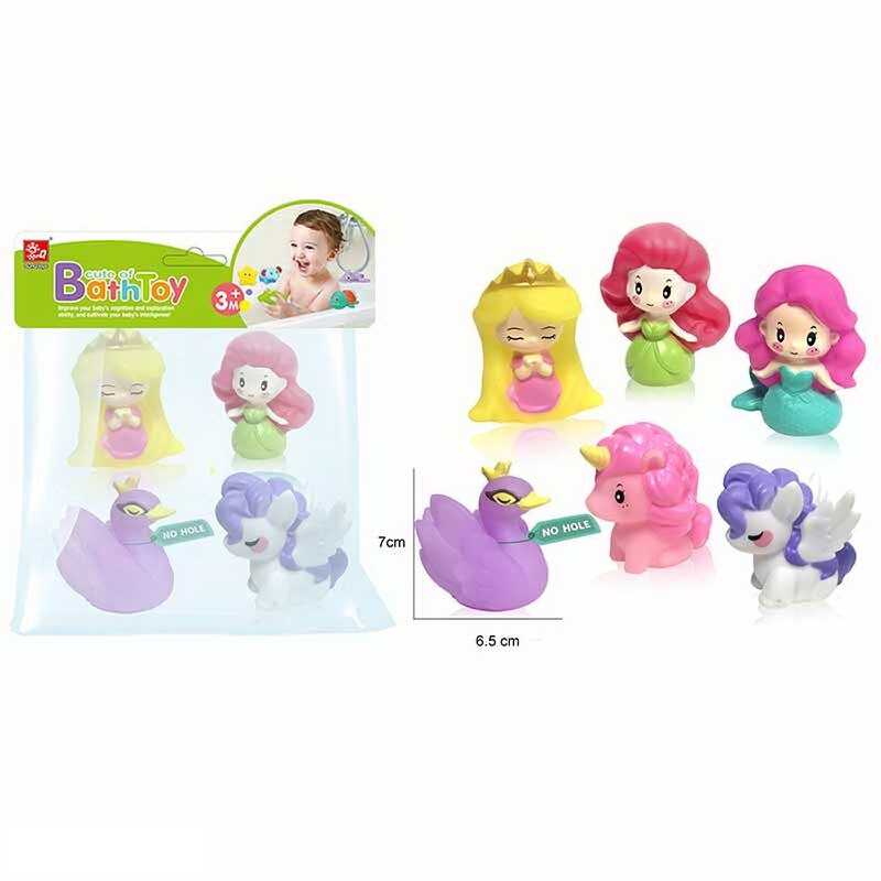 Гра для ванни SQ 22013-6 (288/2) 4 гумові фігурки, у пакеті