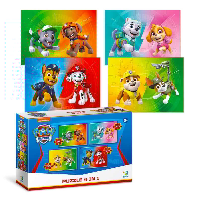 гр Пазли 4 в 1 "Paw Patrol" 200158 (16) "Dodo"