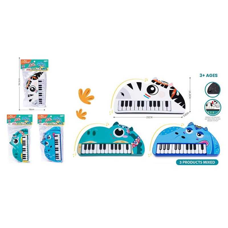 Піаніно S 680-138 (72/2) 22 клавіші, ноти, мелодія, 2 режими роботи, на батарейках, в пакеті, ВИДАЄТЬСЯ ТІЛЬКИ МІКС ВИДІВ