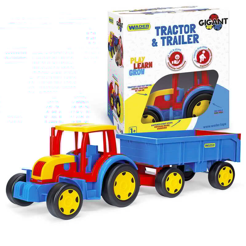 гр Трактор "Гігант" з причепом 66100 (1) "WADER"