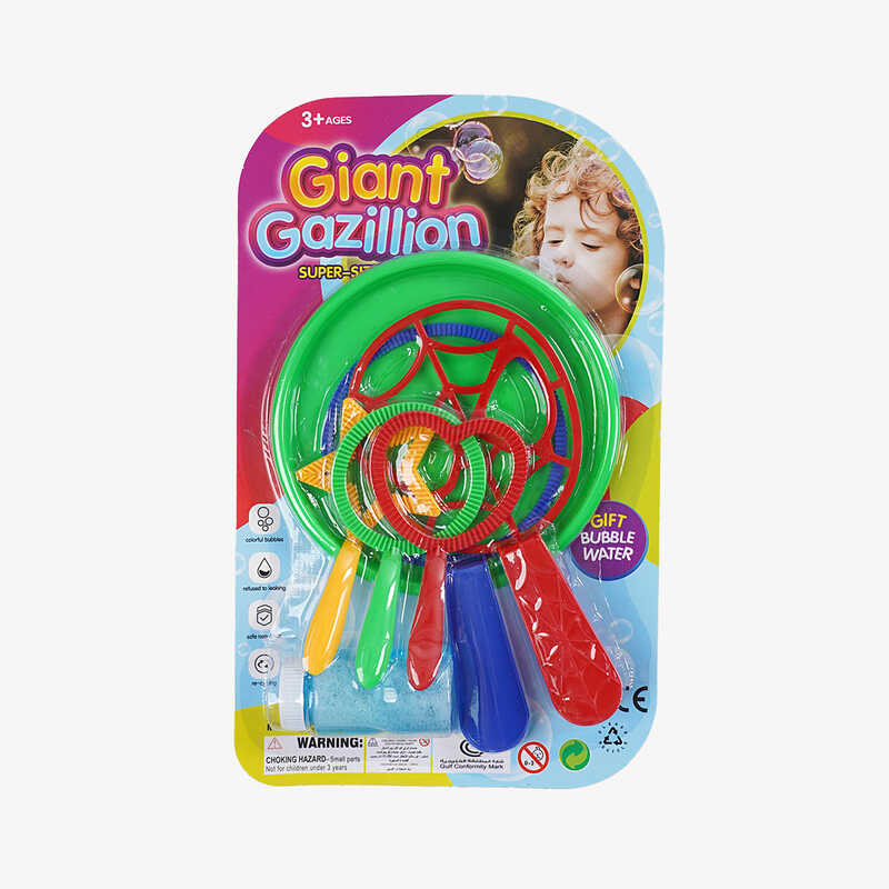 Мильні бульбашки 802 E (216/2) механічний принцип роботи, тара, 5 паличок, пляшка мильного розчину, на листі