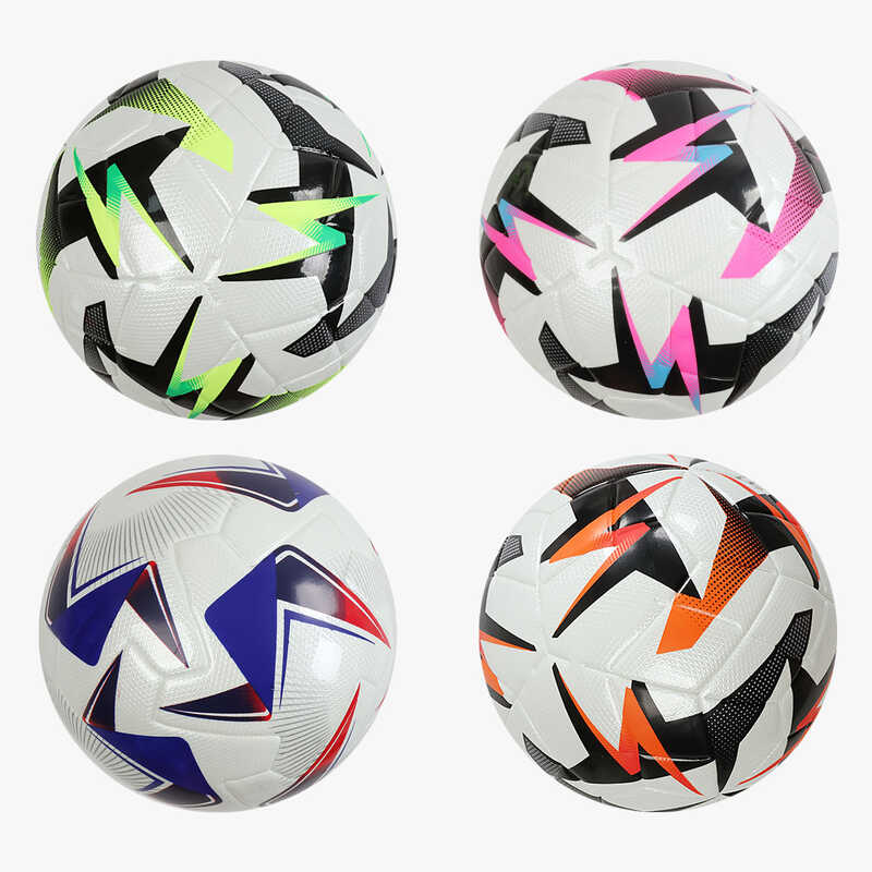 М`яч футбольний M 50360 (30) 4 види, вага 420 грамів, матеріал PU, гумовий балон, ВИДАЄТЬСЯ ТІЛЬКИ МІКС ВИДІВ