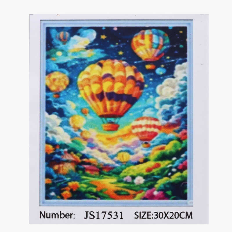 Алмазна мозаїка JS 17531 (50) "TK Group", 20х30 см, в коробці