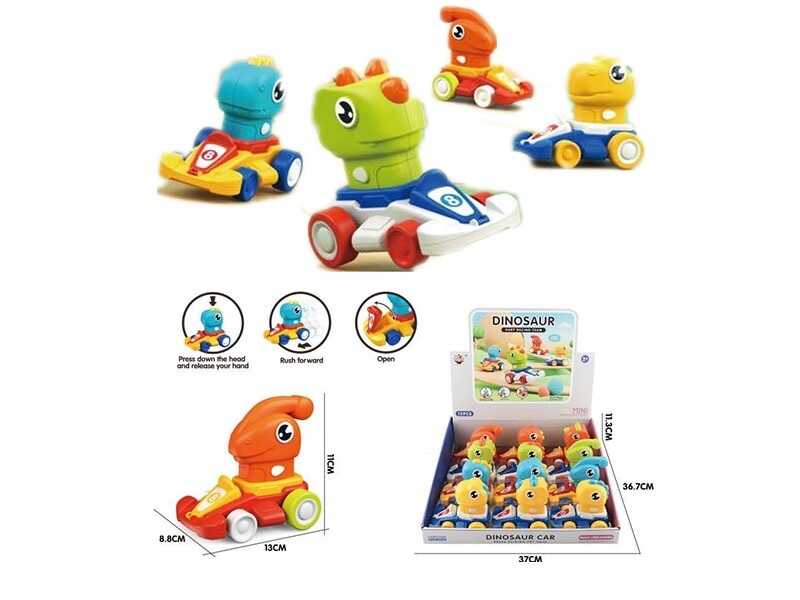 Набір машин HC 227 (16/2) заводний механізм, рухливі елементи, гумові шини, в коробці, ЦІНА ЗА 12 ШТУК В БЛОЦІ