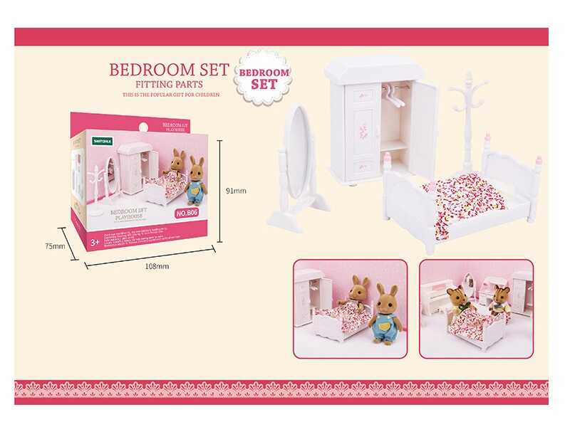 Набір меблів B 06 (120), меблі для спальні, аксесуари, в коробці