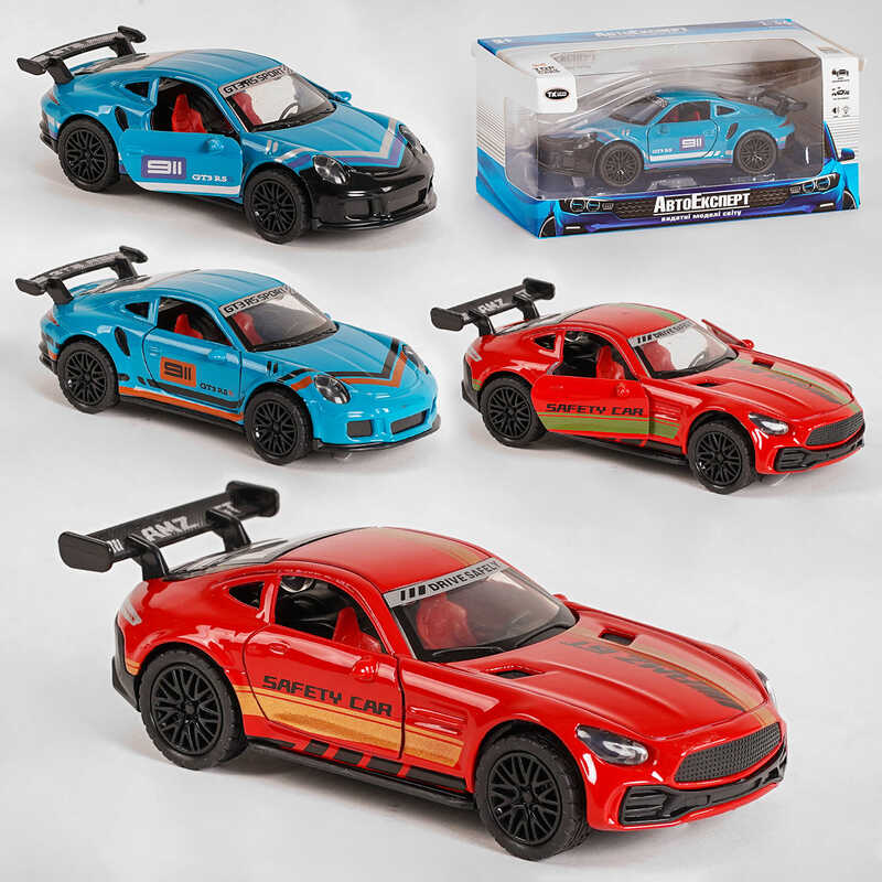 Машинка MG - 50236 (120/2) "Авто Експерт", 4 види, 1:36, світло, звук, інерція, в коробці ВИДАЄТЬСЯ МІКС ВИДІВ