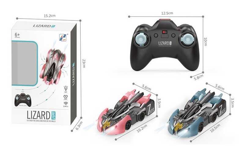 Машина на радіокеруванні 139-24 (60) 2 види, антигравітаційна, підсвічування, пульт 2,4 Ghz, в коробці