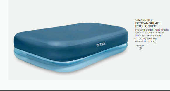 Intex Тент 58412 NP (6) для прямокутних басейнів (305*183 см)