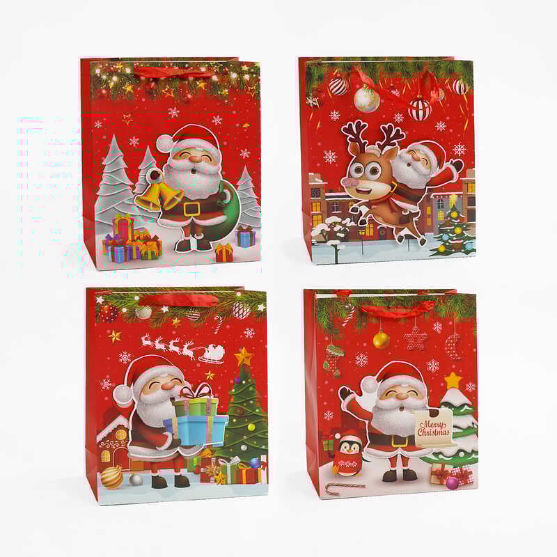 Пакет подарунковий C 69592 (480) 4 види, СЕРЕДНІЙ, ВИДАЄТЬСЯ ТІЛЬКИ МІКС ВИДІВ