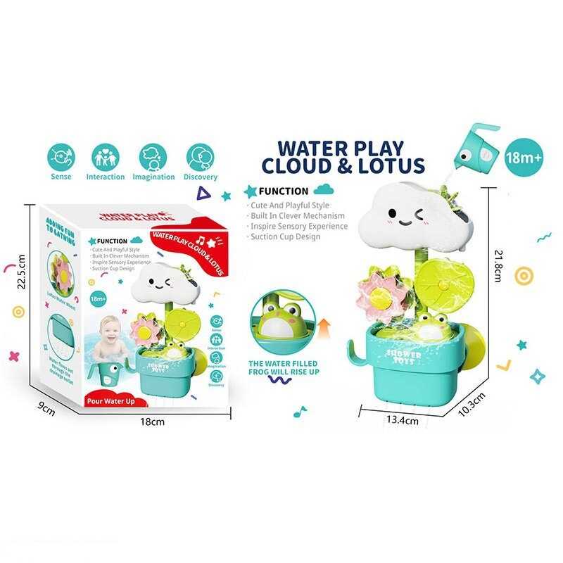 Гра для ванни 52132 (36) млин, кухлик, на присосках, механічний принцип роботи, в коробці