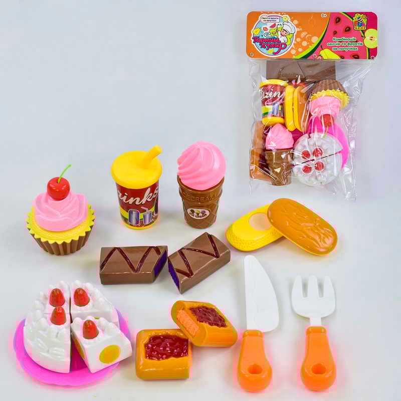 гр Продукти на липучках 1039 (120/2) "4FUN Game Club", у пакеті