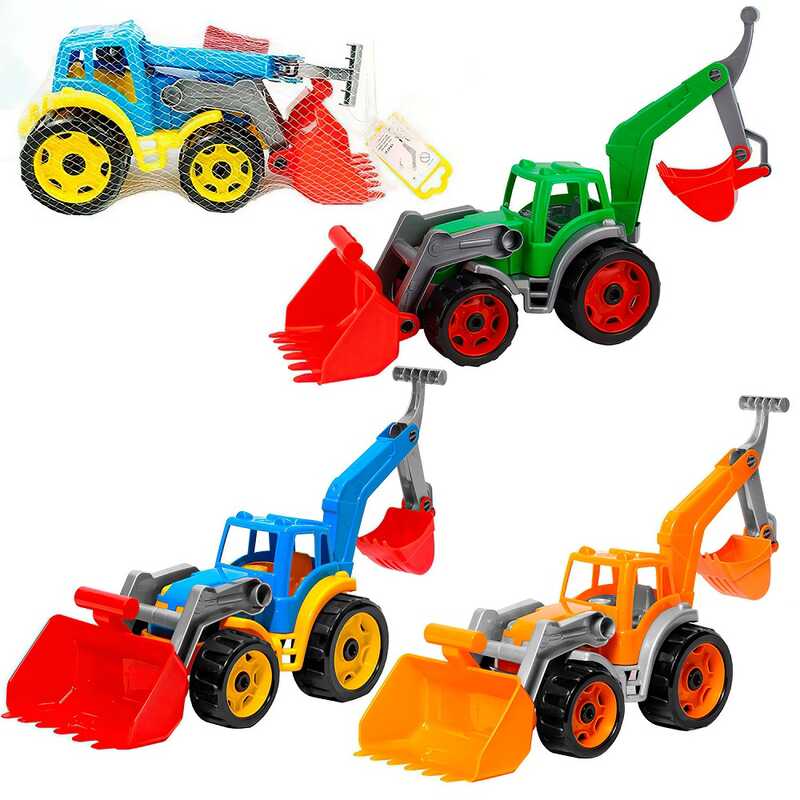 гр Трактор з двома ковшами 3671 (9) "Technok Toys" в сітці