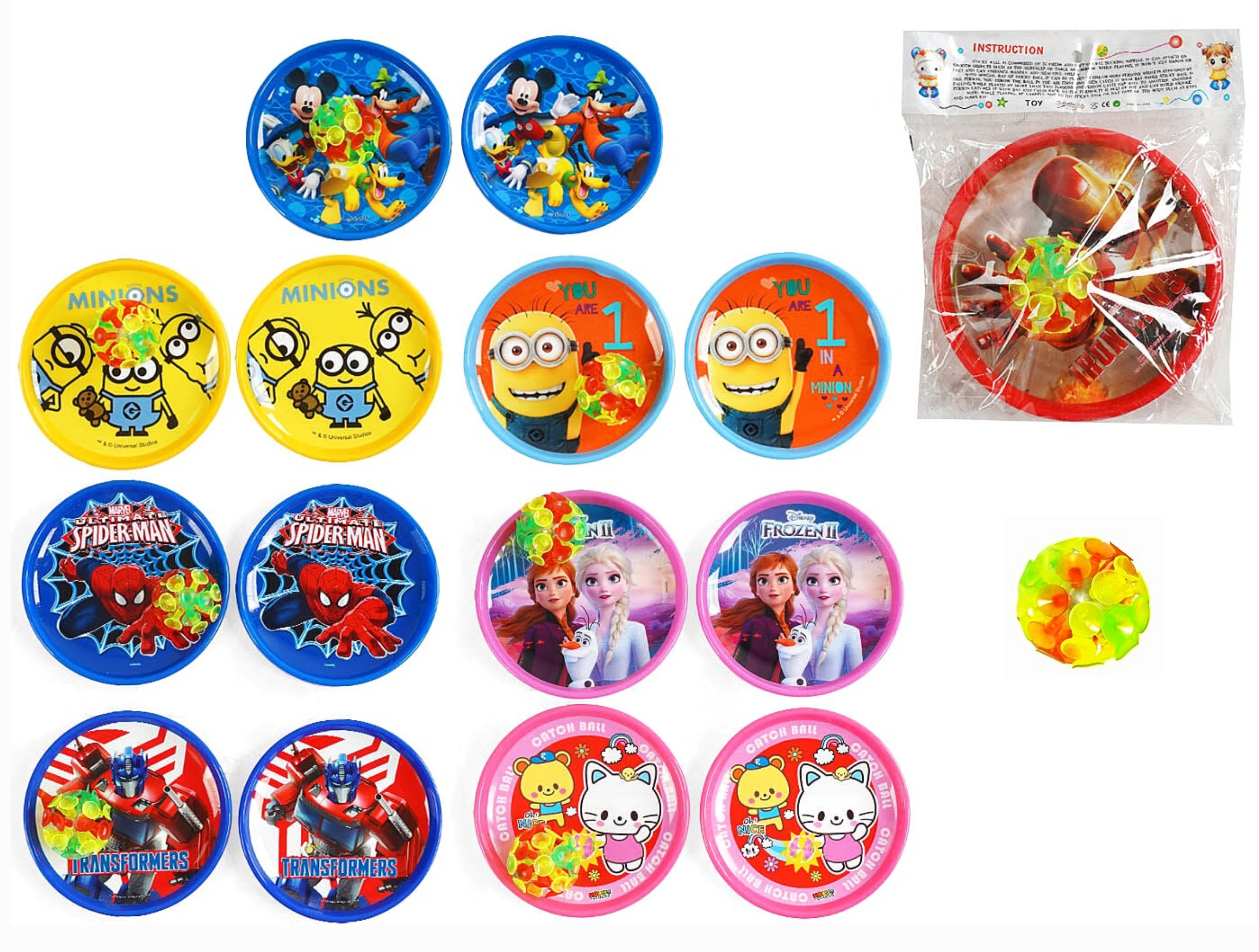 Ловушка 36772 "Дісней" , кулька світиться, мікс , у пакеті