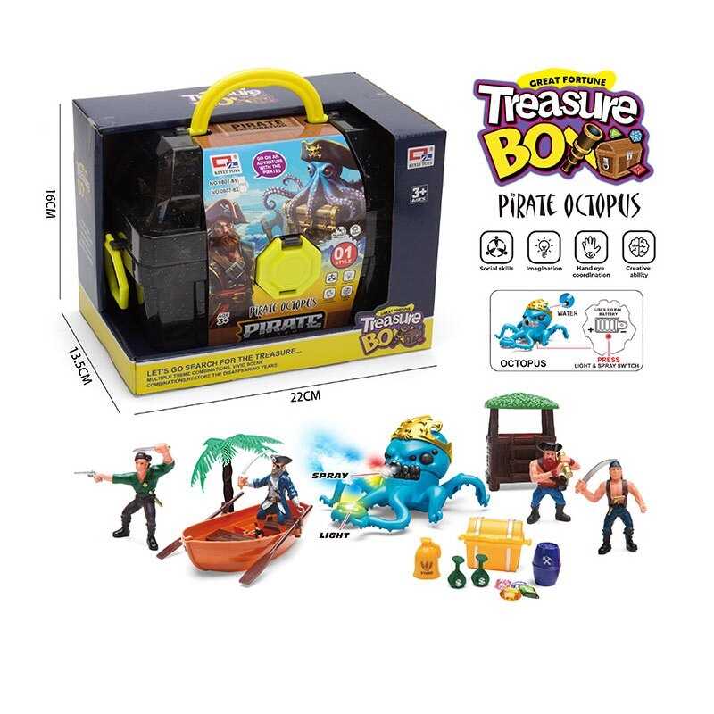 Набір піратів 0807-82 (36) в коробці