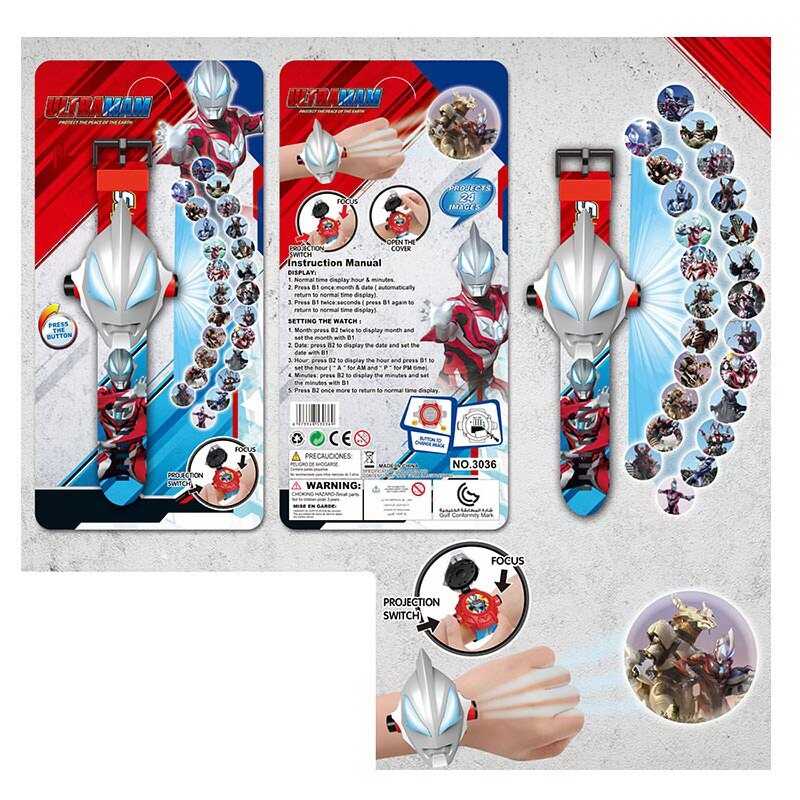 Годинник героя 3036 /39/51/52/53 (336/2) 5 видів, проектор, на листі