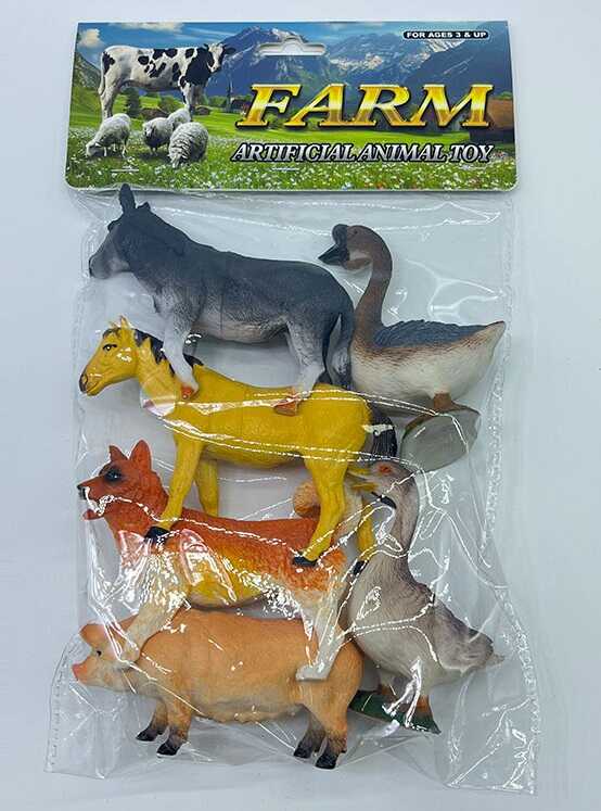 Набір тварин 288-18 (72) 6 фігурок, в пакеті