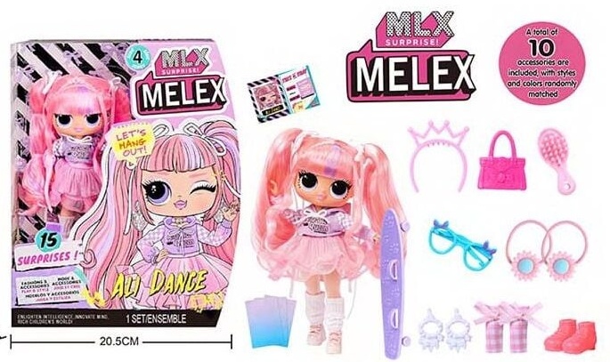 Лялька 881-2 , 880-1/2 , 16 см, герої «LOL»  , шарнірні суглоби, аксесуари, взуття, в коробці