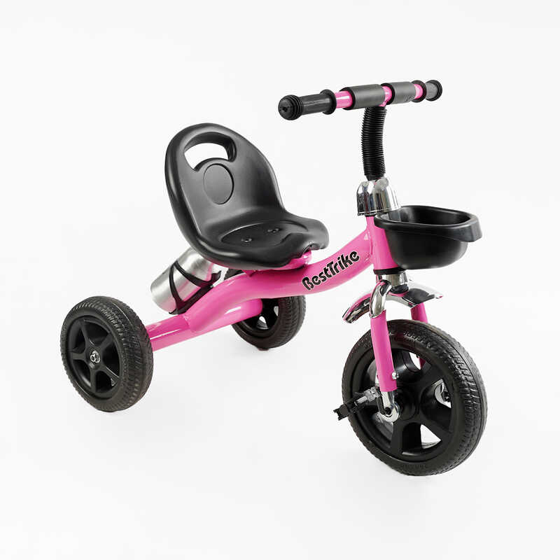 Велосипед 3-х колісний BS-14250 "Best Trike" (1) сталева рама, колеса EVA, переднє d=10’’, заднє d=8’’, кошик, бутилочка, в коробці