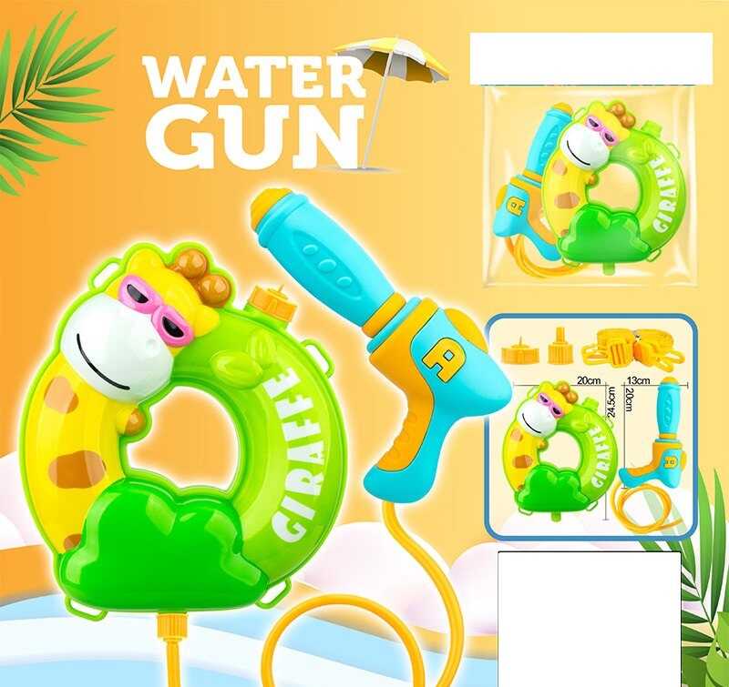 Водний пістолет з балоном TK-52021 (72) “TK Group”, помповий механізм, лямки регульованої довжини, в пакеті